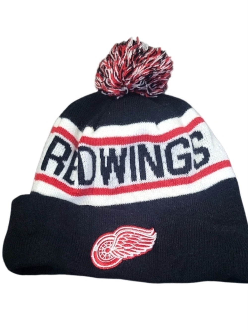 Red Wings Unisex Pom Beanie OS